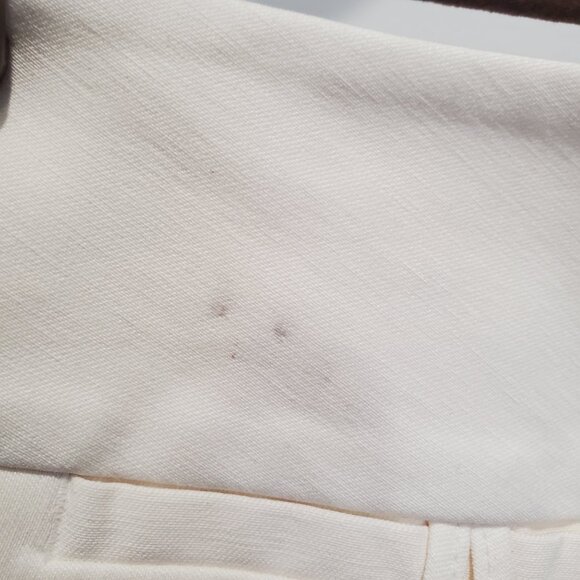 New With Tags Limited Drew Fit White/Off White Stretch Wide Belt Loop Pants  12 - Picture 14 of 15